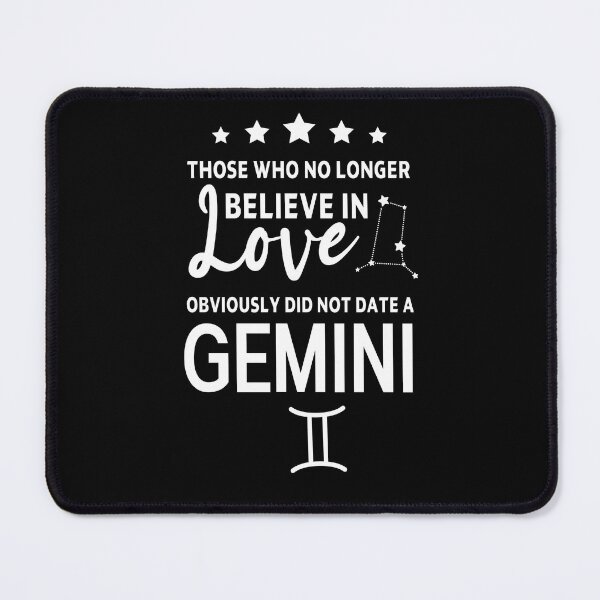 Item preview, gold Gemini Zodiac Sign gift omniscience Those Who No Longer Believe In Love Did Not Date A Gemini Birthday Gift, funny sarcastic saying offended Horoscope Meme for Best Friend bf gf designed and sold by joygift369.