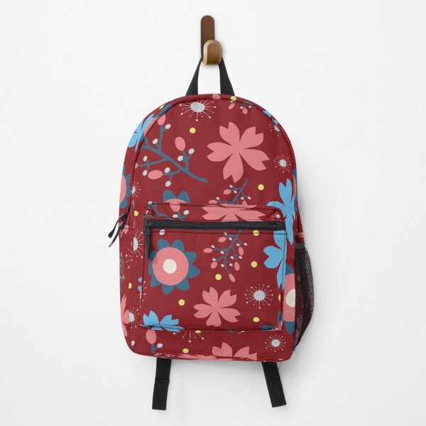 Item preview, Floral, Sakura flower Pattern in Red - Floral Pattern Design designed and sold by NamColors.