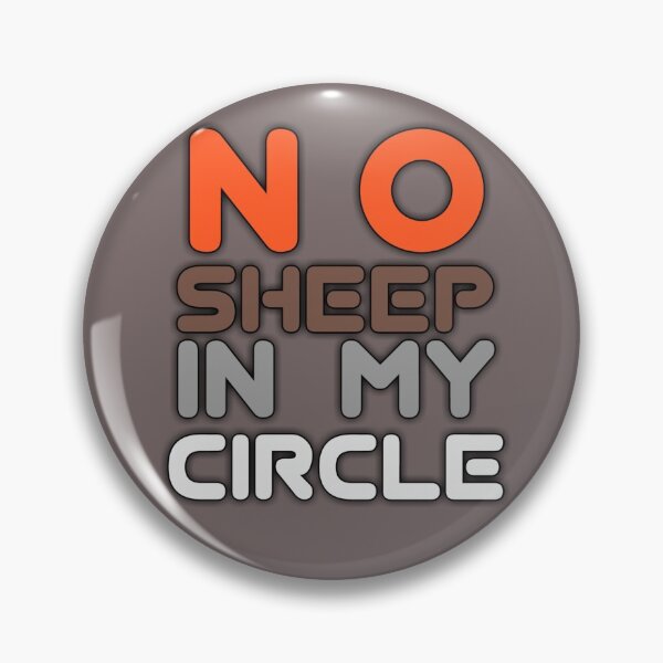 Item preview, No sheep in my circle designed and sold by StoreRahhal.