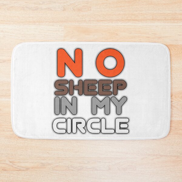 Item preview, No sheep in my circle designed and sold by StoreRahhal.