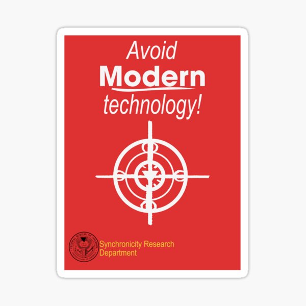 Item preview, CONTROL Avoid Modern Technology   designed and sold by hpgamer.