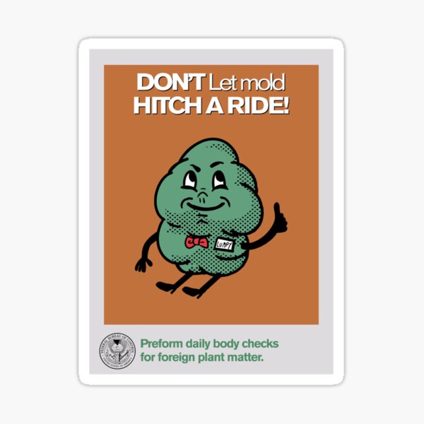 Item preview, CONTROL Don_t Let Mold Hitch a Ride!   designed and sold by hpgamer.