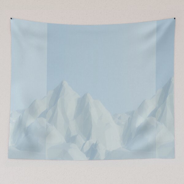 Item preview, Geometric Mountains Line Art Sun Moon designed and sold by Water Flick.