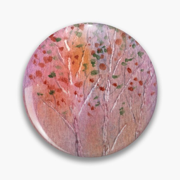 Item preview, Autumn Aspens Watercolor designed and sold by The Elderberry Blossom.