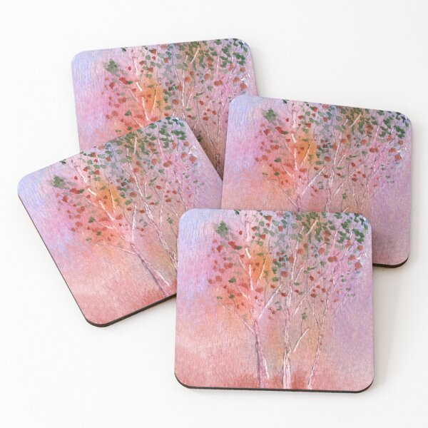 Item preview, Autumn Aspens Watercolor designed and sold by The Elderberry Blossom.