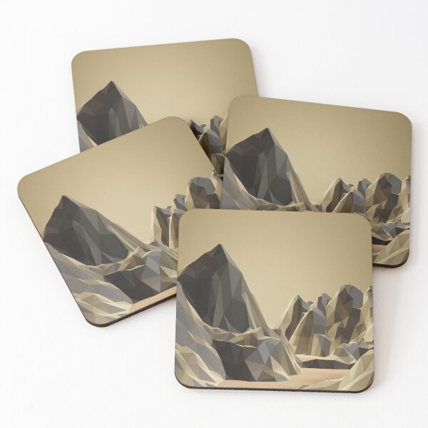 Item preview, Geometric Mountains Line Art Sun Moon designed and sold by Water Flick.