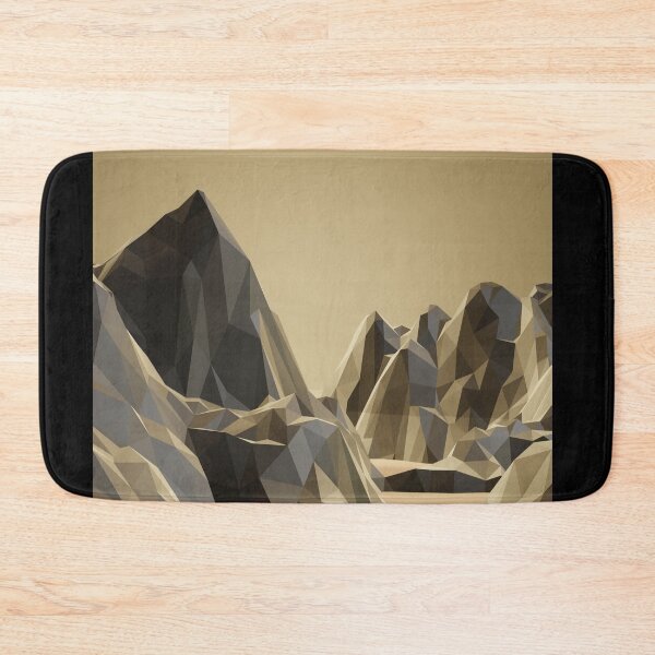 Item preview, Geometric Mountains Line Art Sun Moon designed and sold by Water Flick.