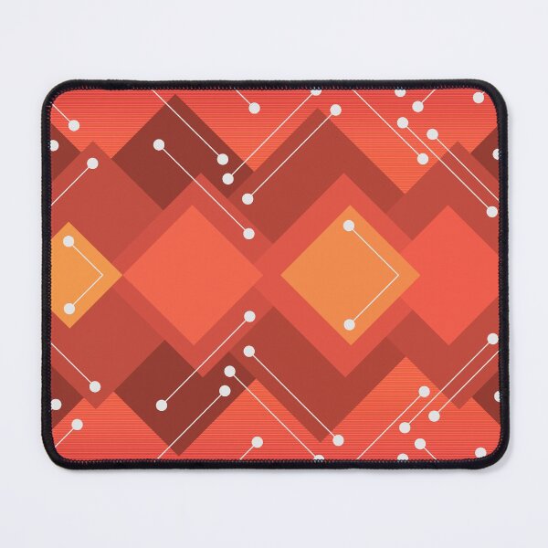 Item preview, Red & Orange Abstract Geometric Design designed and sold by Queen Feles.