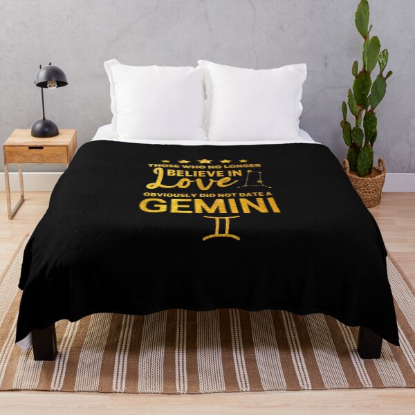 Item preview, gold Gemini Zodiac Sign gift omniscience Those Who No Longer Believe In Love Did Not Date A Gemini Birthday Gift, funny sarcastic saying offended Horoscope Meme for Best Friend bf gf designed and sold by joygift369.
