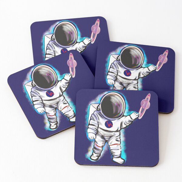 Item preview, Astronaut in Space suit reaching  out to touch planet Saturn’s ring  designed and sold by Artonmytee.