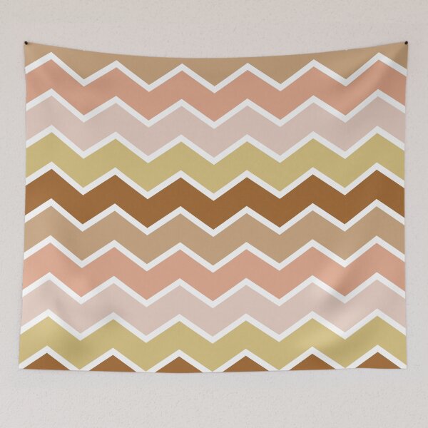 Item preview, Watery Mountain Color Palette Zigzag Pattern Design Boho designed and sold by NamColors.