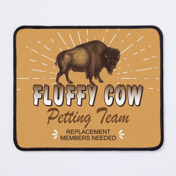Item preview, Fluffy Cow Petting Team - American Bison Buffalo in Brown designed and sold by NoBonesLife.