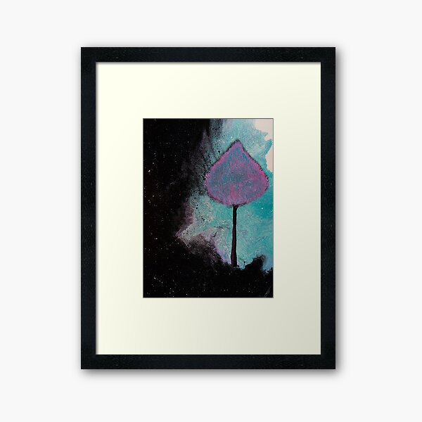 Trees Collection – The Purple One Framed Art Print