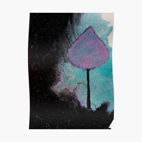 Trees Collection – The Purple One Poster