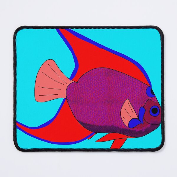 Item preview, Red and Blue Angel Fish designed and sold by Kim H Ritter.