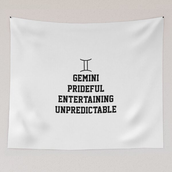 Item preview, Gemini Zodiac Sign gift omniscience gemini prideful entertaining unpredictable Birthday Gift, funny sarcastic saying offended Horoscope Meme for Best Friend bf gf designed and sold by joygift369.
