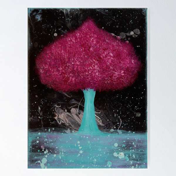 Trees Collection – The Pink One Poster