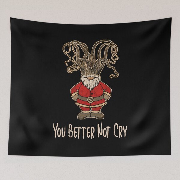 Item preview, Creepy Santa You Better Not Cry designed and sold by RiffXS.