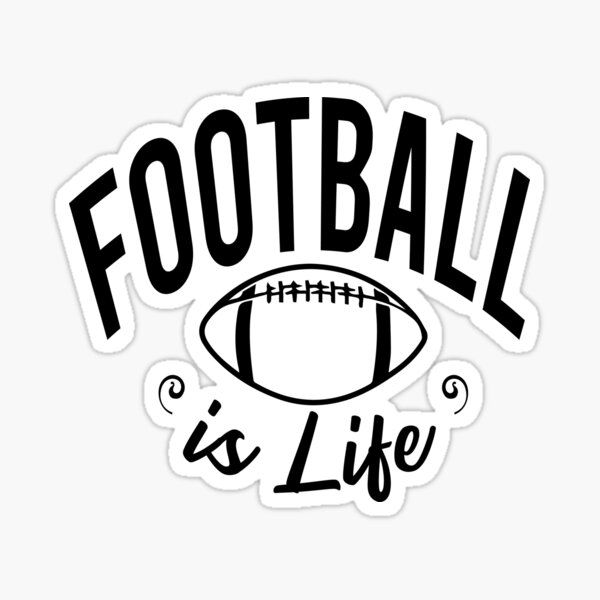 "American Football is life Tshirt design" Sticker for Sale by MissDewi