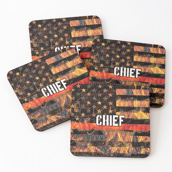 Item preview, Fire Chief Firefighter Flag designed and sold by Jared Davies.