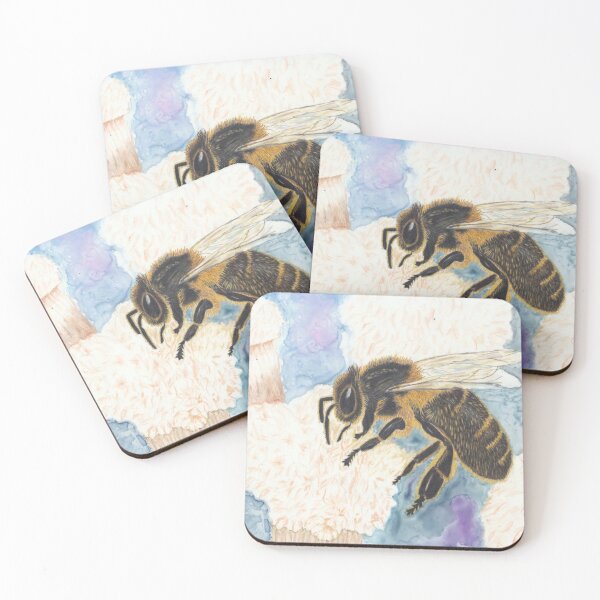 Item preview, Collection Agent - Honey Bee on Flower designed and sold by The Elderberry Blossom.