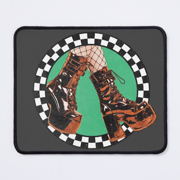 Item preview, SKA Girl Boots Distressed Design designed and sold by pignpix.