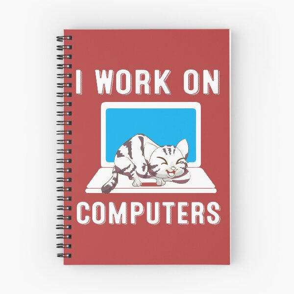 Item preview, I  Work On Computers  designed and sold by wide26.