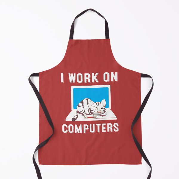 Item preview, I  Work On Computers  designed and sold by wide26.