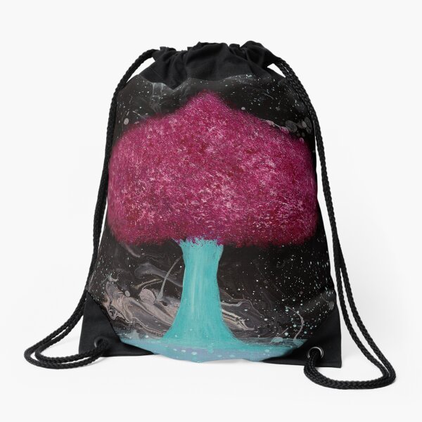 Trees Collection – The Pink One Drawstring Bag