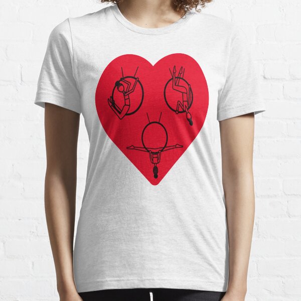 aerial lyra hoop And Aerial Silks Heartbeat Essential T-Shirt