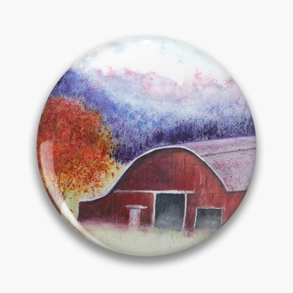 Item preview, Misty Autumn Evening on the Farm designed and sold by The Elderberry Blossom.