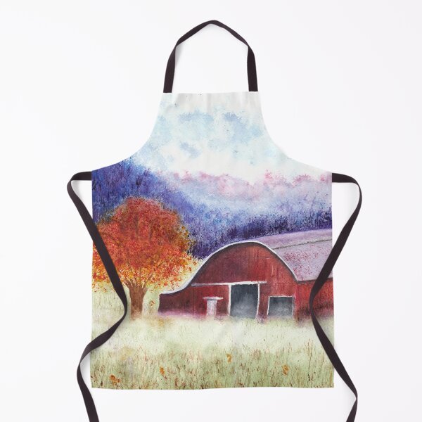 Item preview, Misty Autumn Evening on the Farm designed and sold by The Elderberry Blossom.