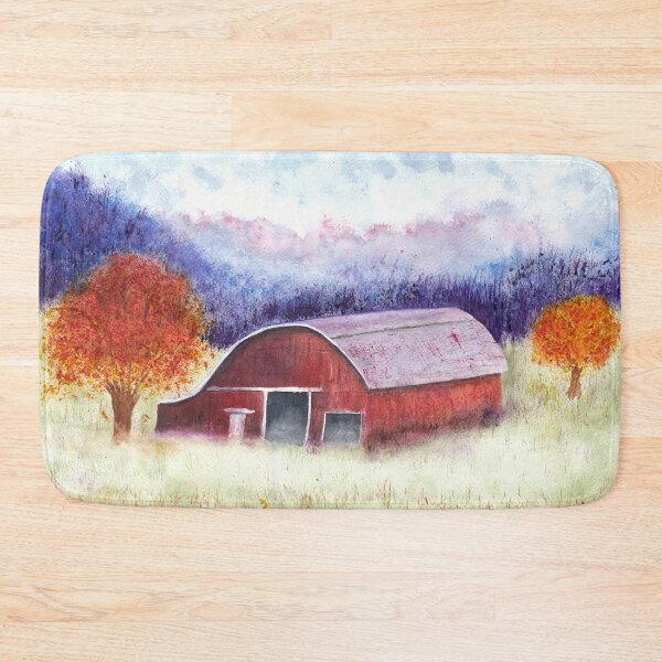 Item preview, Misty Autumn Evening on the Farm designed and sold by The Elderberry Blossom.
