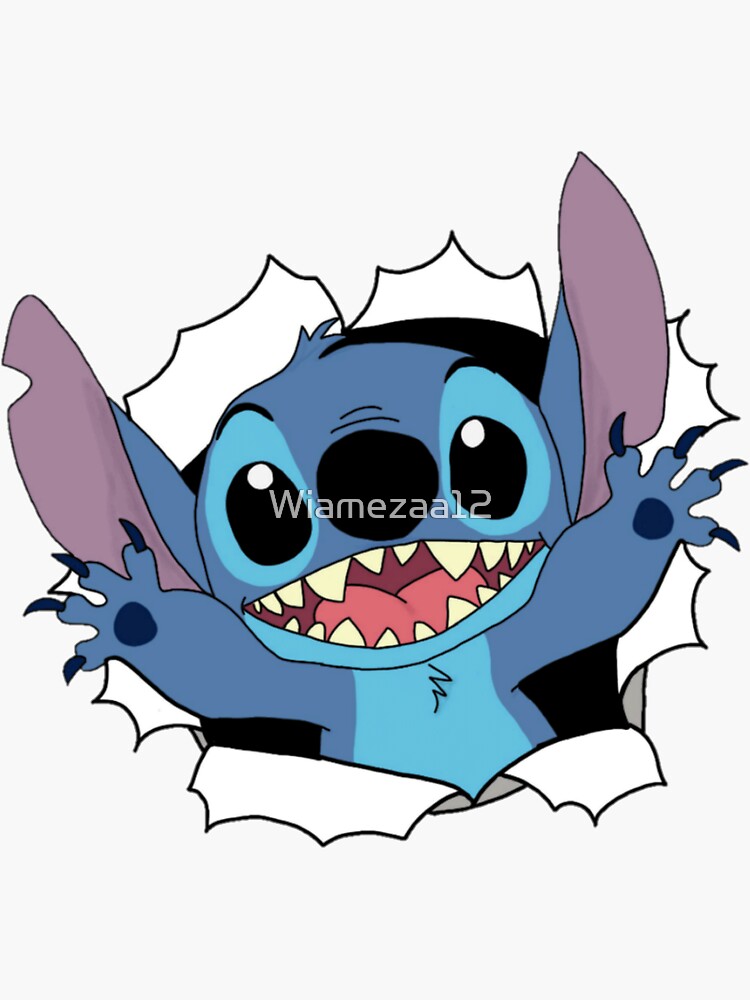 Lilo & Stitch Cartoon Funny Sticker Bumper Decal - ''SIZES