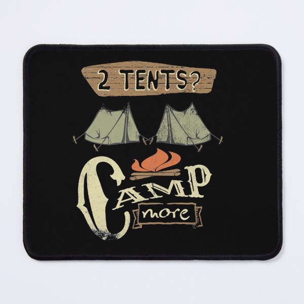 Item preview, Tents Camping Puns designed and sold by RiffXS.