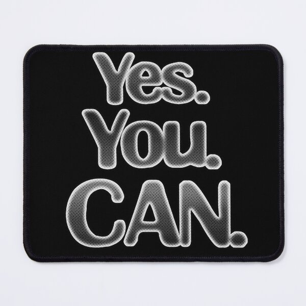 Item preview, Motivational Quote Yes You Can designed and sold by RiffXS.