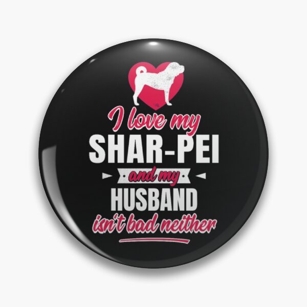 Item preview, Shar Pei Dog Husband Heart designed and sold by StarcyWol.