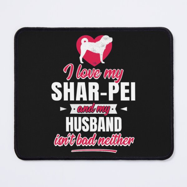 Item preview, Shar Pei Dog Husband Heart designed and sold by StarcyWol.