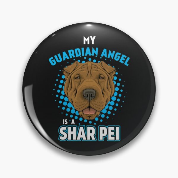 Item preview, My guardian angel Chinese Shar Pei designed and sold by StarcyWol.