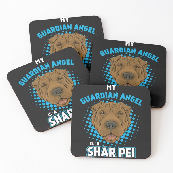 Item preview, My guardian angel Chinese Shar Pei designed and sold by StarcyWol.
