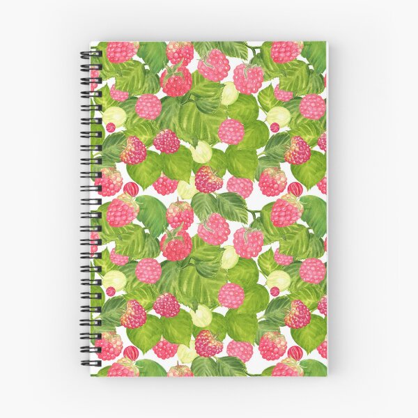 Item preview, Watercolor Berry Pattern - Red Raspberries Mixed Fruit Berry Abstract  designed and sold by silviaol.
