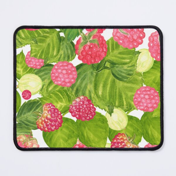 Item preview, Watercolor Berry Pattern - Red Raspberries Mixed Fruit Berry Abstract designed and sold by silviaol.