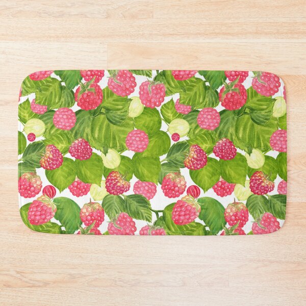 Item preview, Watercolor Berry Pattern - Red Raspberries Mixed Fruit Berry Abstract  designed and sold by silviaol.