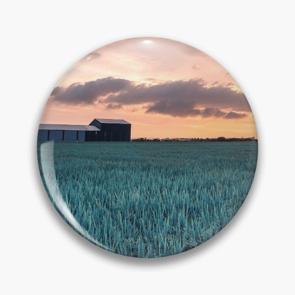 Item preview, Sunset landscape of rice paddy field designed and sold by sinseeho.