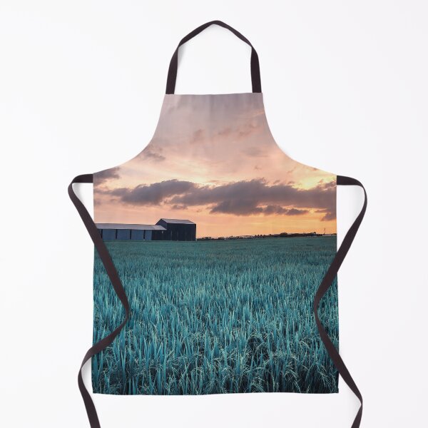 Item preview, Sunset landscape of rice paddy field designed and sold by sinseeho.