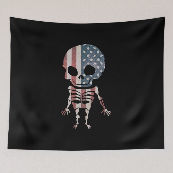 Item preview, halloween party dancing skeleton, funny American skeleton designed and sold by happy gift art.