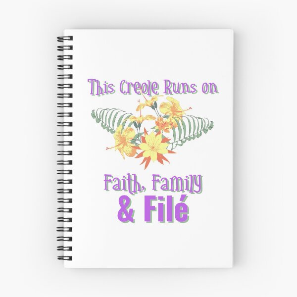 Item preview, This Creole Runs On Faith, Family, and Filé designed and sold by SweetLouiseTees.