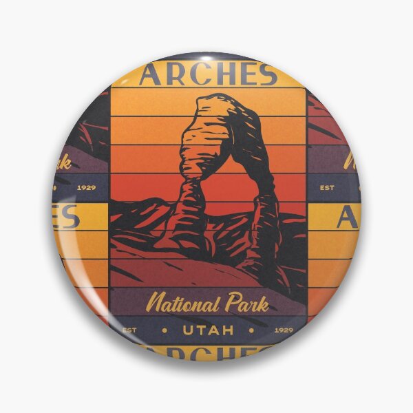 Item preview, Arches National Park - Retro Sunset designed and sold by JordanHolmes.