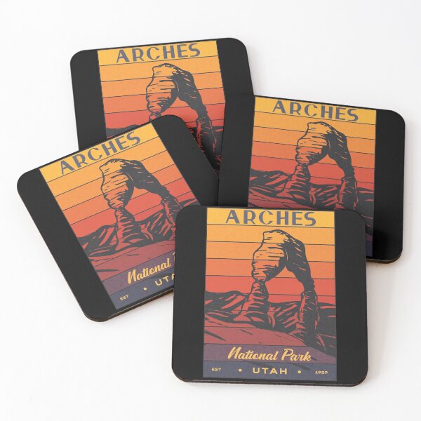 Item preview, Arches National Park - Retro Sunset designed and sold by JordanHolmes.