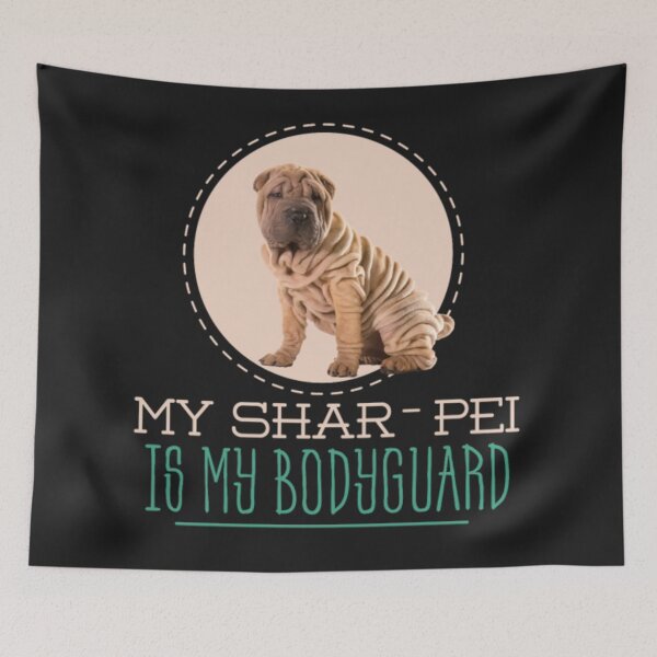 Item preview, My Shar pei is my bodyguard designed and sold by StarcyWol.